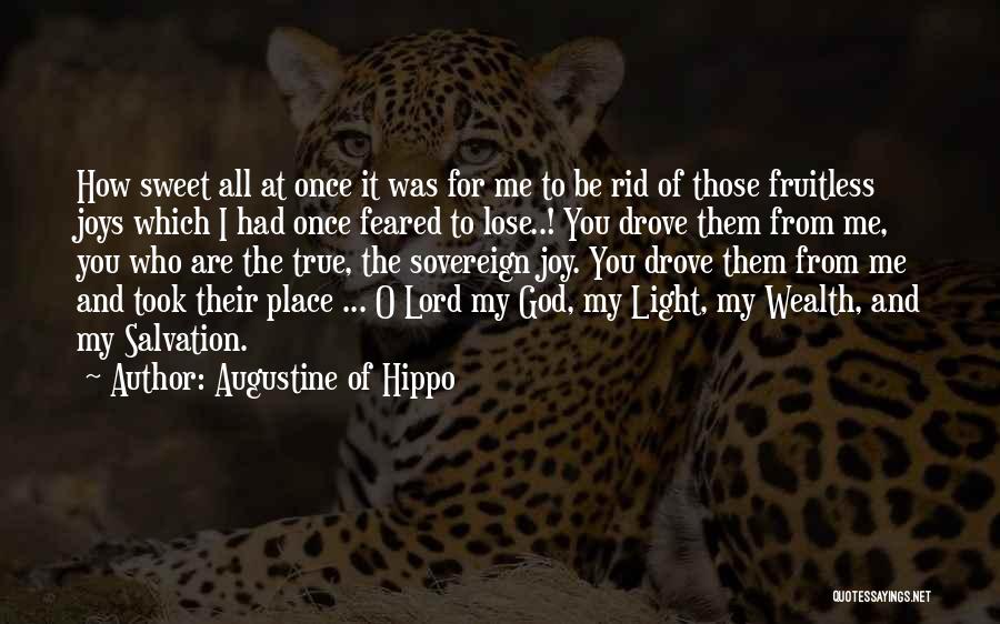 Joy Of The Lord Quotes By Augustine Of Hippo