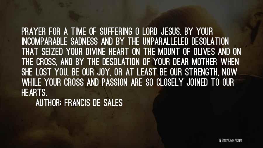 Joy Of The Lord Quotes By Francis De Sales