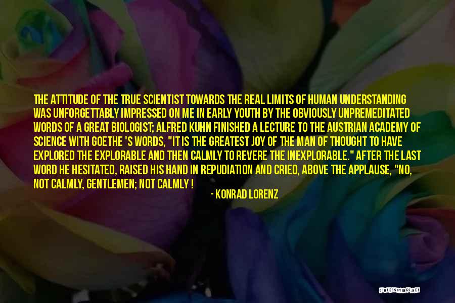Joy Of Youth Quotes By Konrad Lorenz Joy Of Youth Quotes By Konrad Lorenz