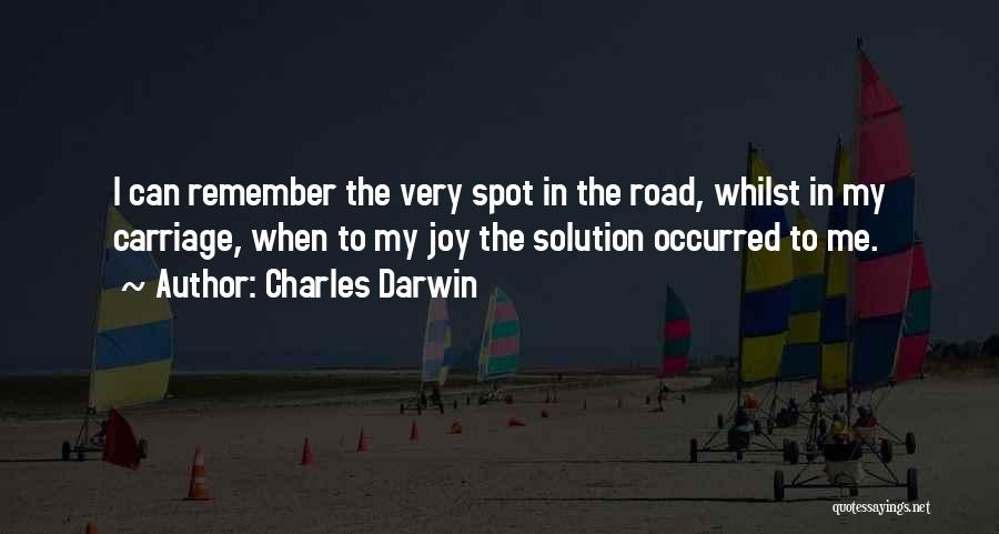 Joy Road Quotes By Charles Darwin