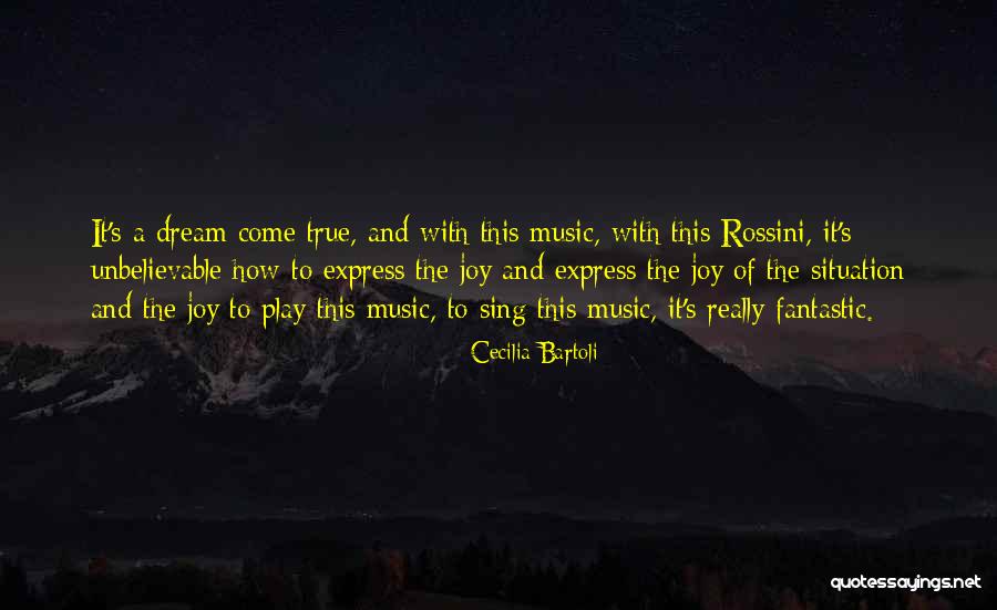 Joy Sing Quotes By Cecilia Bartoli Joy Sing Quotes By Cecilia Bartoli
