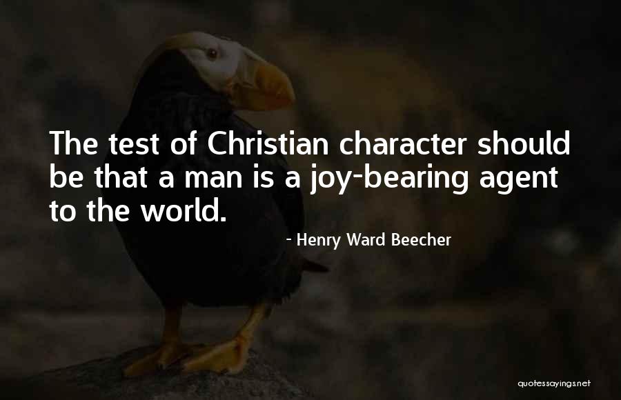 Joy To The World Quotes By Henry Ward Beecher