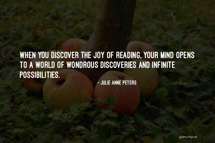 Joy To The World Quotes By Julie Anne Peters