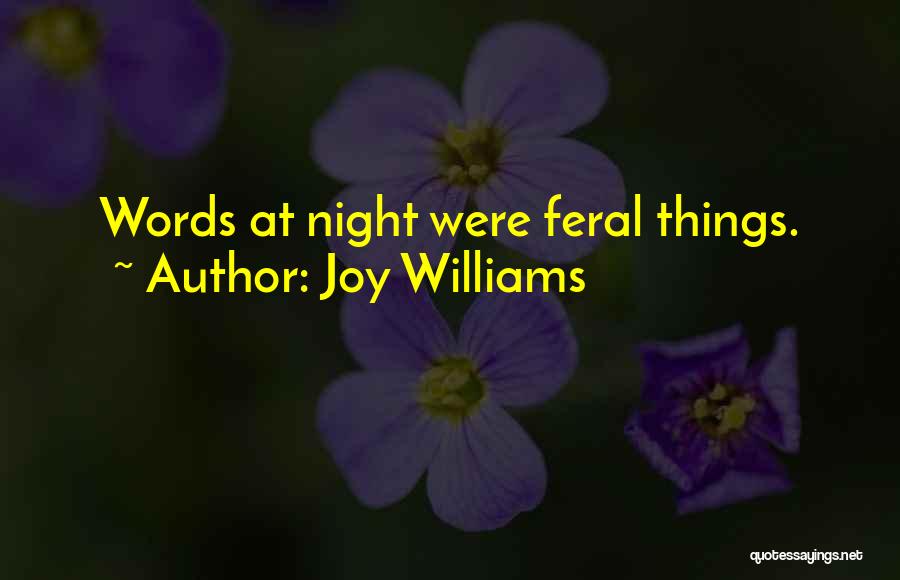Joy Williams Quotes 1478939