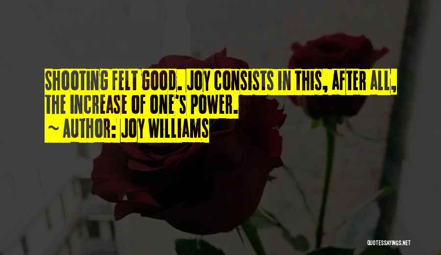 Joy Williams Quotes 1740719