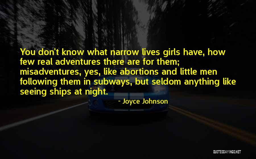 Joyce Johnson Quotes 1336528