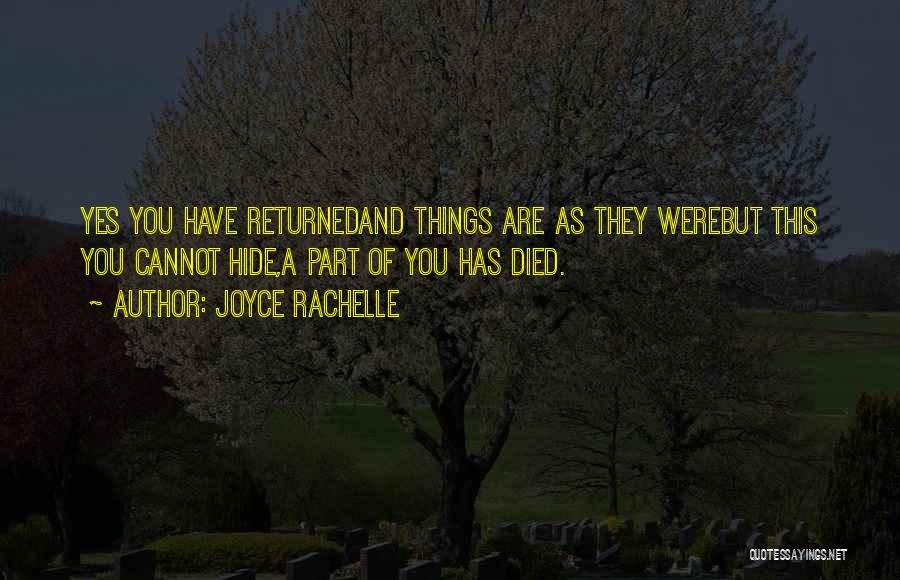 Joyce Rachelle Quotes 1395585