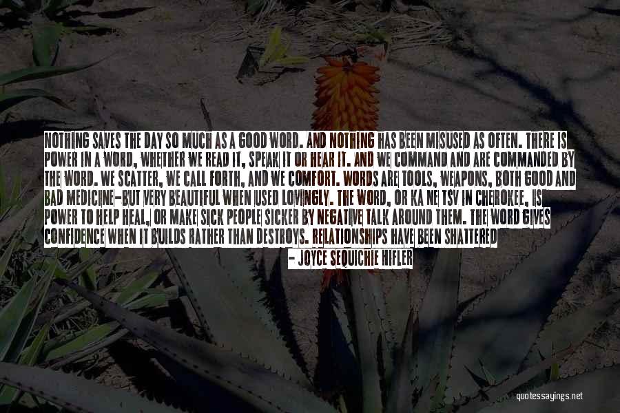 Joyce Sequichie Hifler Quotes 121307 Joyce Sequichie Hifler Quotes 121307