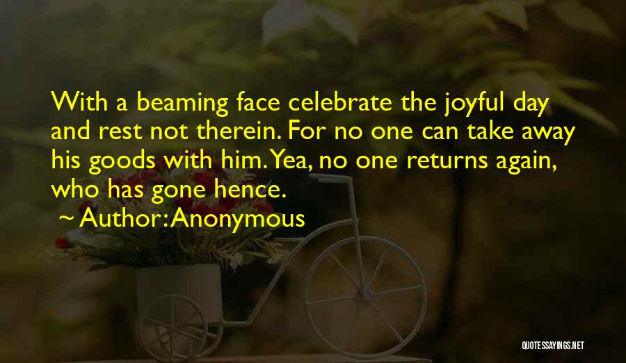 Joyful Death Quotes By Anonymous