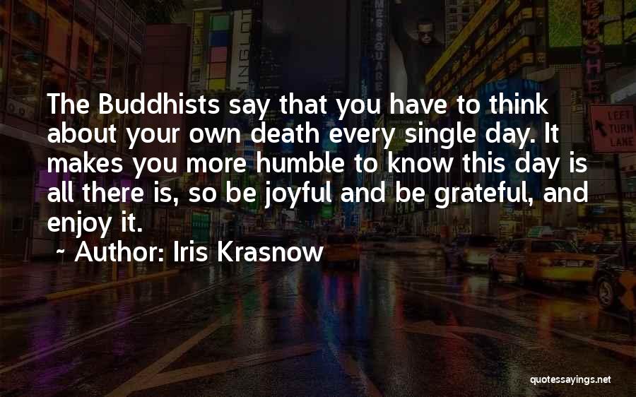 Joyful Death Quotes By Iris Krasnow