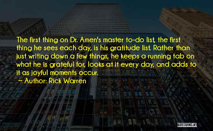 Joyful Moments Quotes By Rick Warren