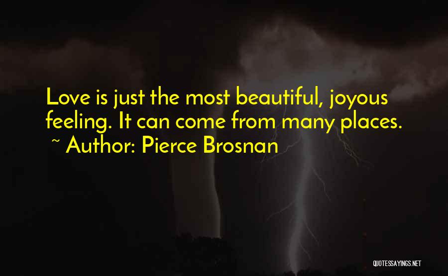 Joyous Quotes By Pierce Brosnan