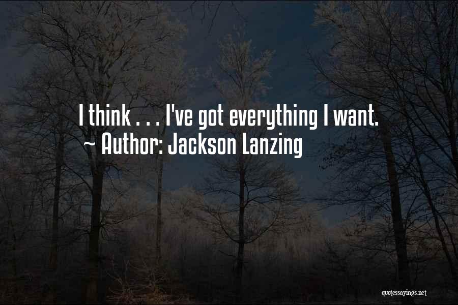 Joyride 3 Quotes By Jackson Lanzing