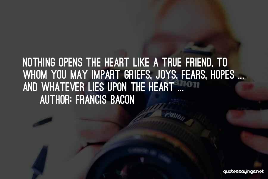 Joys Of Friendship Quotes By Francis Bacon