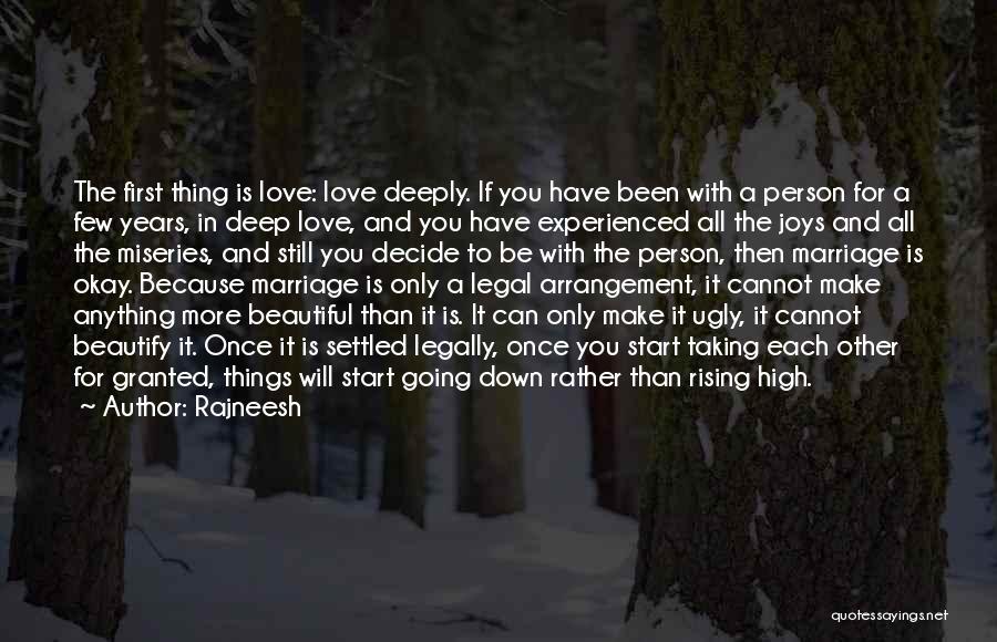 Joys Of Marriage Quotes By Rajneesh