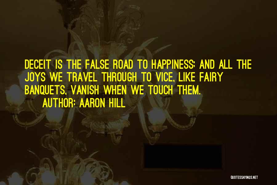 Joys Of Travel Quotes By Aaron Hill