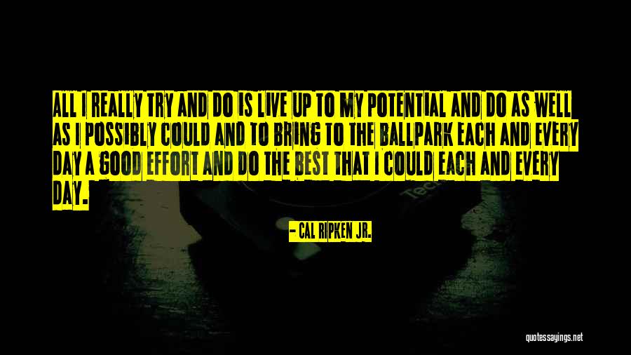 Jr Best Quotes By Cal Ripken Jr.