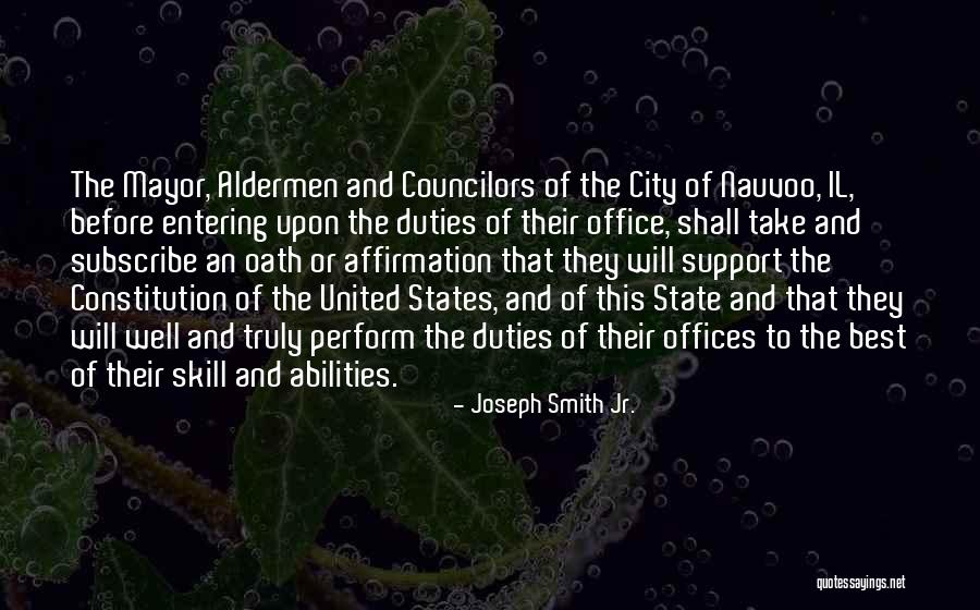 Jr Best Quotes By Joseph Smith Jr.