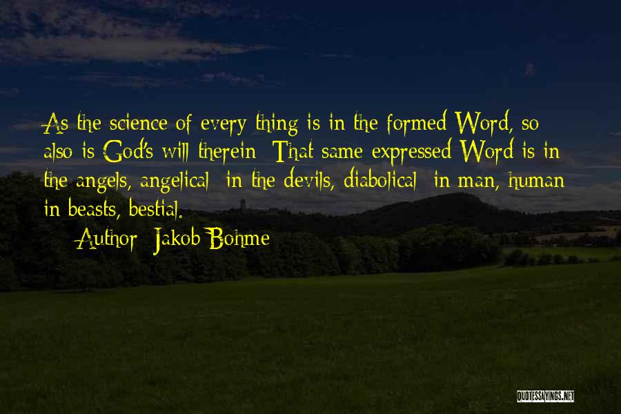 Jrward Authors Quotes By Jakob Bohme