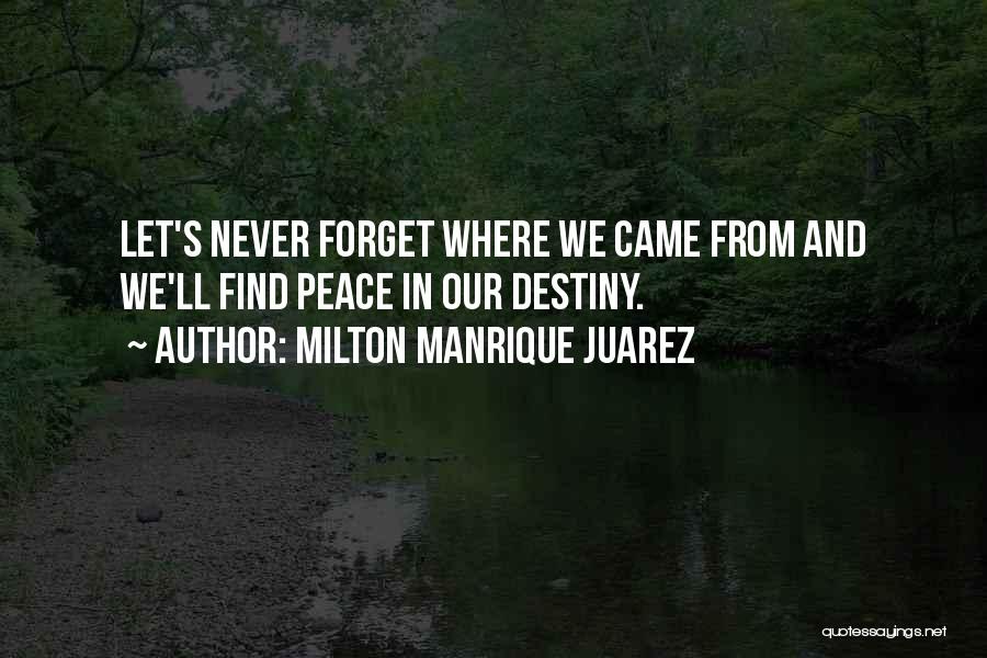 Juarez Quotes By Milton Manrique Juarez