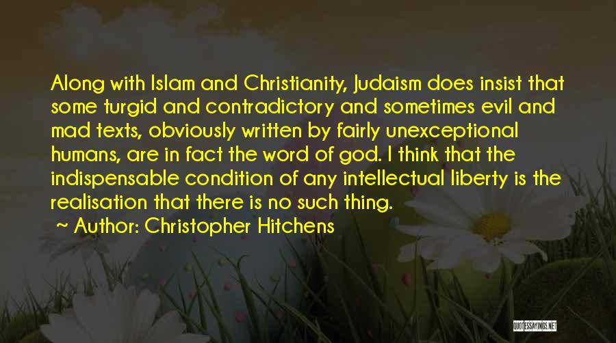 Judaism Christianity And Islam Quotes By Christopher Hitchens