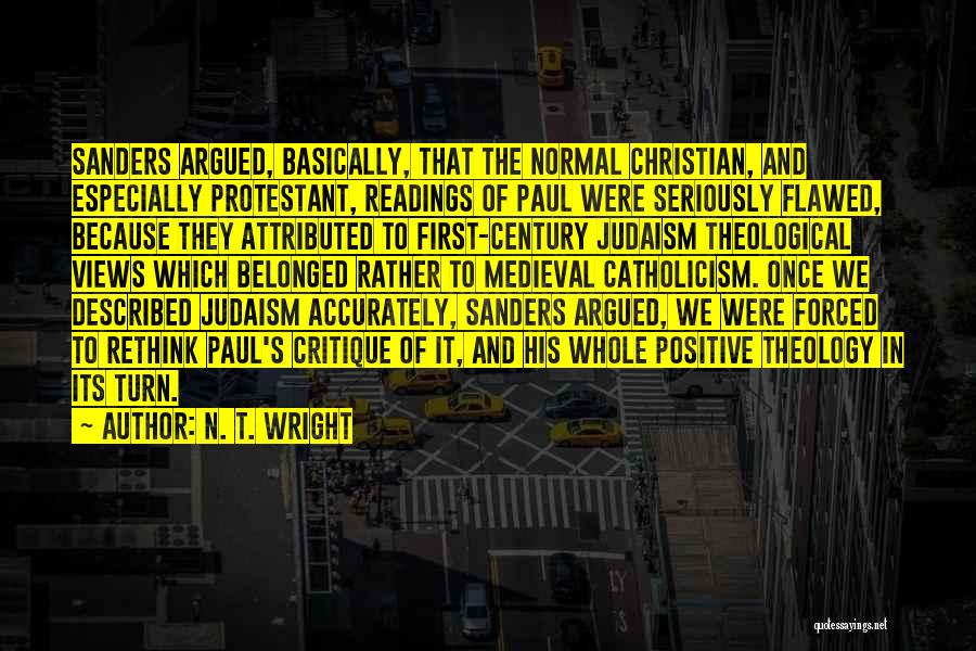 Judaism Quotes By N. T. Wright