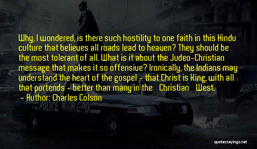 Judeo-christian Quotes By Charles Colson