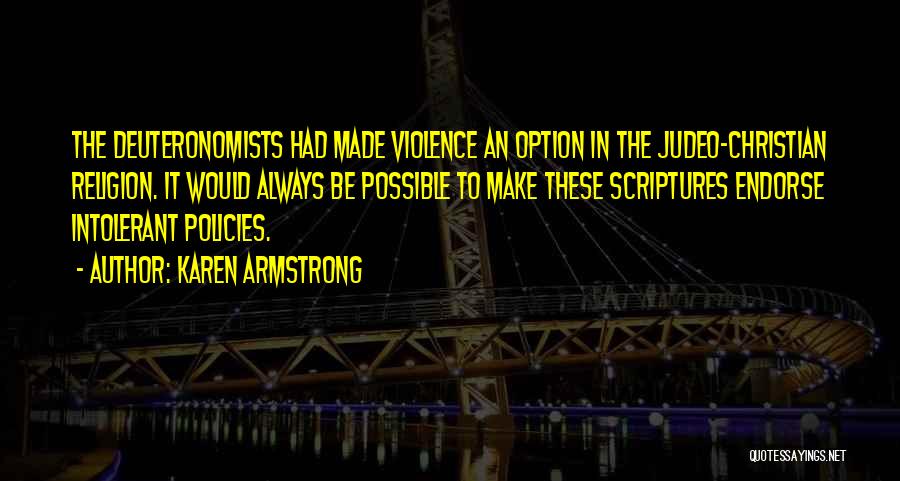 Judeo-christian Quotes By Karen Armstrong