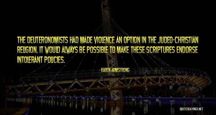 Judeo-christian Quotes By Karen Armstrong