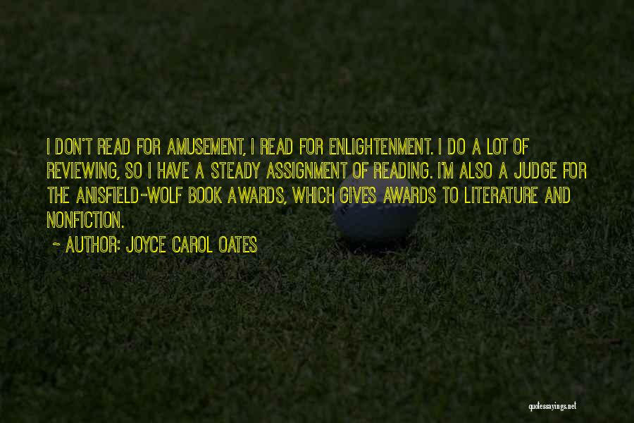 Judge A Book Quotes By Joyce Carol Oates