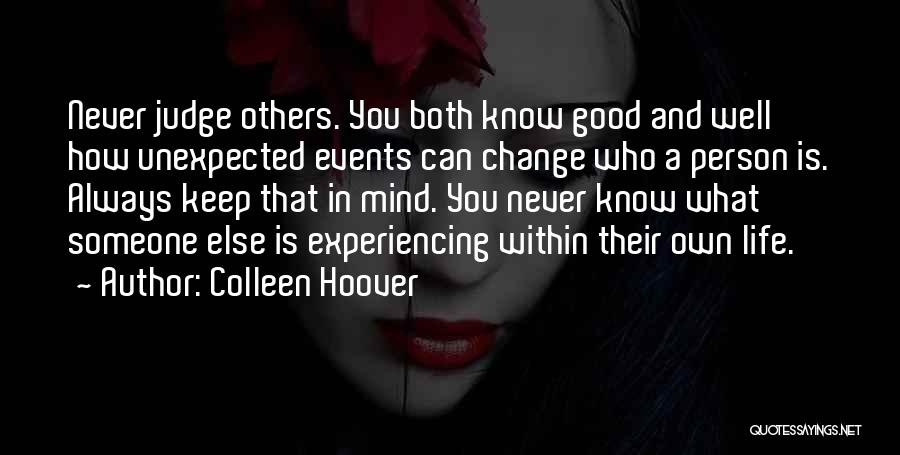 Judge And Prejudice Quotes By Colleen Hoover