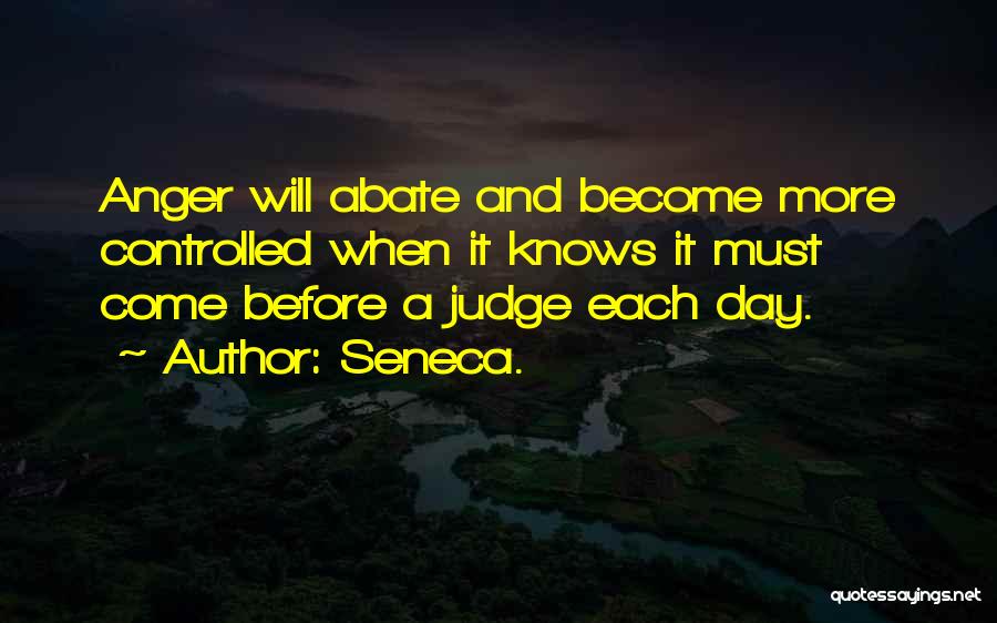 Judge Yourself Before You Judge Me Quotes By Seneca.