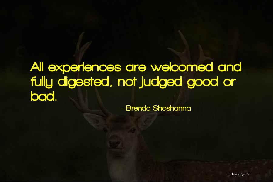 Judged Quotes By Brenda Shoshanna