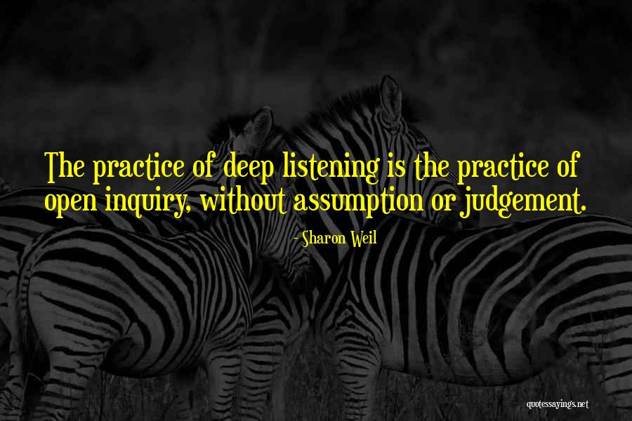 Judgement And Assumption Quotes By Sharon Weil Judgement And Assumption Quotes By Sharon Weil