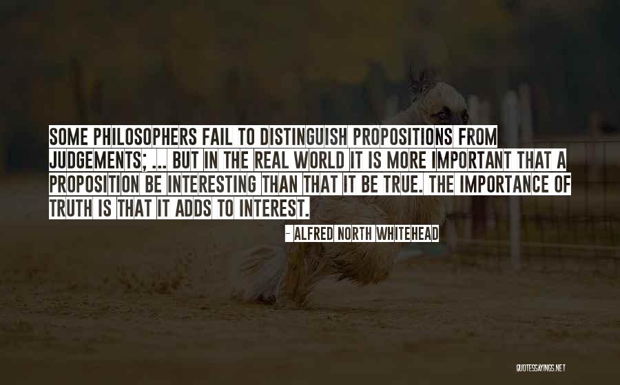 Judgements Quotes By Alfred North Whitehead