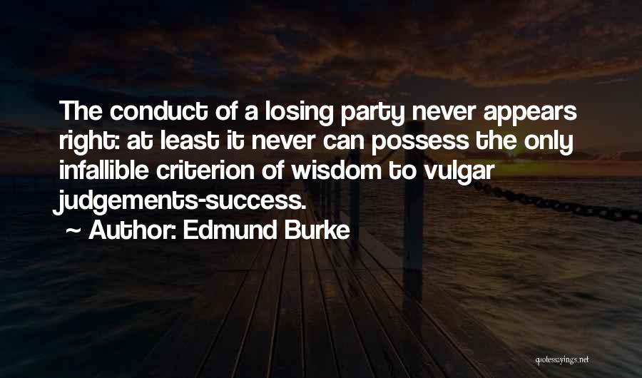 Judgements Quotes By Edmund Burke