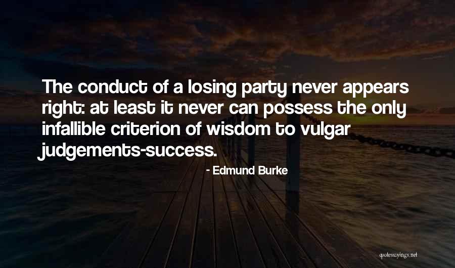 Judgements Quotes By Edmund Burke