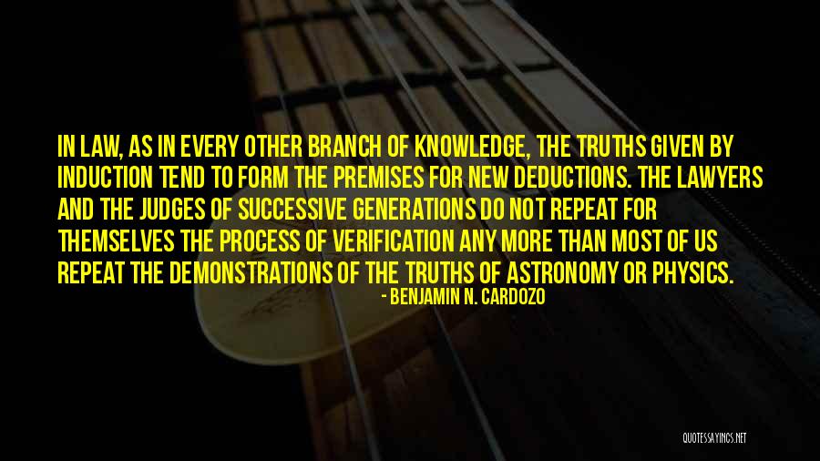 Judges And Law Quotes By Benjamin N. Cardozo Judges And Law Quotes By Benjamin N. Cardozo