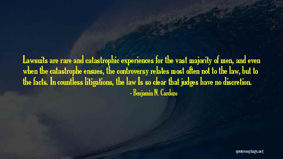 Judges And Law Quotes By Benjamin N. Cardozo Judges And Law Quotes By Benjamin N. Cardozo