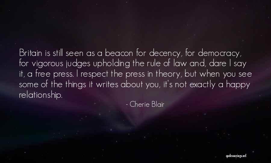 Judges And Law Quotes By Cherie Blair Judges And Law Quotes By Cherie Blair
