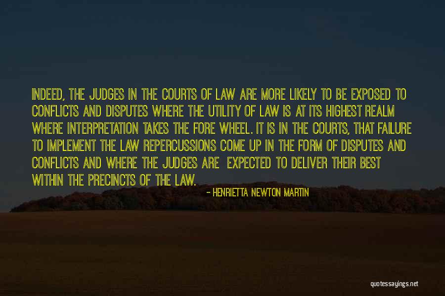 Judges And Law Quotes By Henrietta Newton Martin Judges And Law Quotes By Henrietta Newton Martin
