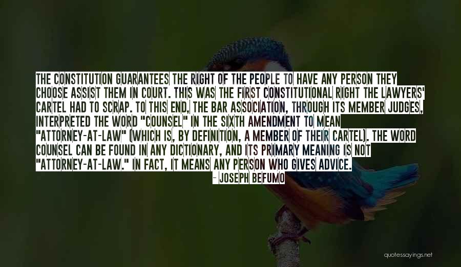 Judges And Law Quotes By Joseph Befumo Judges And Law Quotes By Joseph Befumo