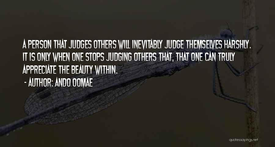 Judges Others Quotes By Ando Oomae