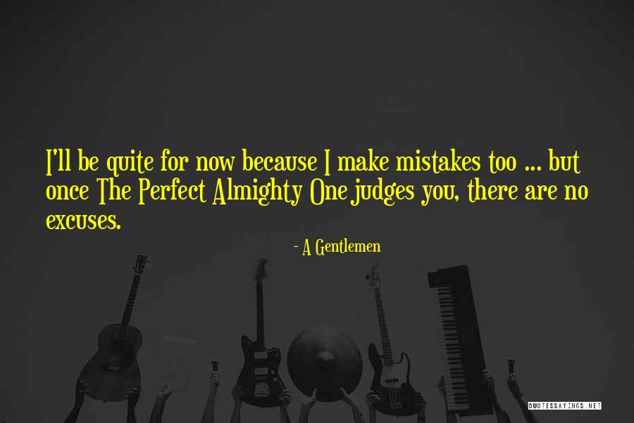 Judges Quotes By A Gentlemen