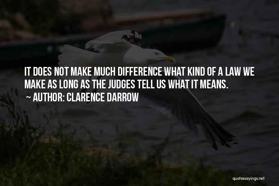 Judges Quotes By Clarence Darrow