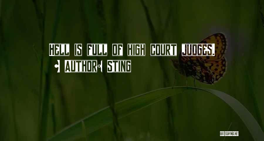 Judges Quotes By Sting