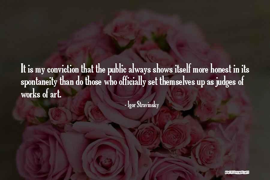 Judging Art Quotes By Igor Stravinsky Judging Art Quotes By Igor Stravinsky