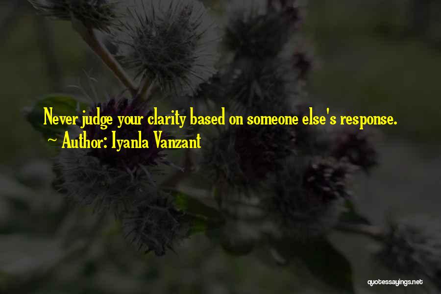 Judging Me By My Past Quotes By Iyanla Vanzant