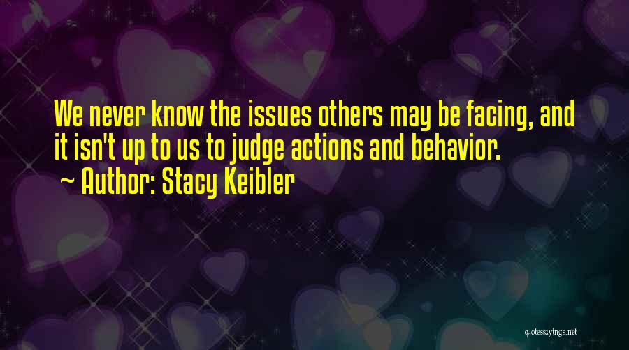 Judging Others Quotes By Stacy Keibler