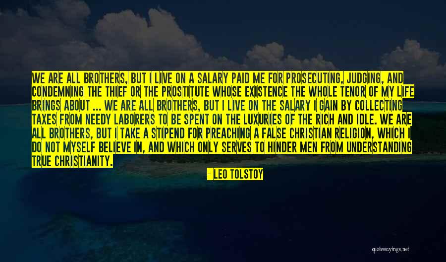 Judging Religion Quotes By Leo Tolstoy Judging Religion Quotes By Leo Tolstoy